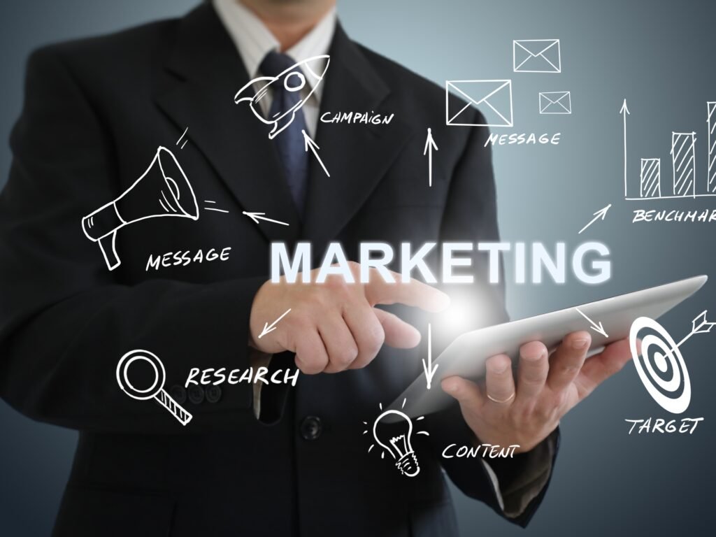 Students learning digital marketing practically at YV Institute