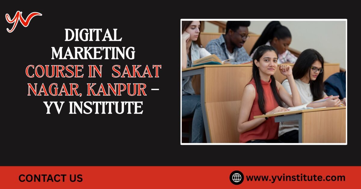 Students learning digital marketing at YV Institute Saket Nagar